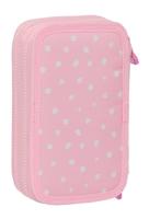 Dubbele etui Glow Lab Sweet home Roze 12.5 x 19.5 x 4 cm (28 Onderdelen) - thumbnail