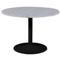 Sohome Ronde Eettafel 'Rune' 110cm, kleur Wit Marmer - thumbnail