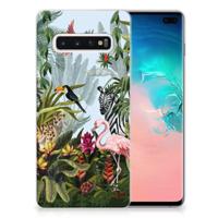TPU Hoesje voor Samsung Galaxy S10 Plus Jungle - thumbnail