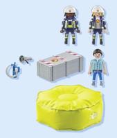 Playmobil 71465 Action Heroes Brandweerlieden Met Luchtkussens - thumbnail