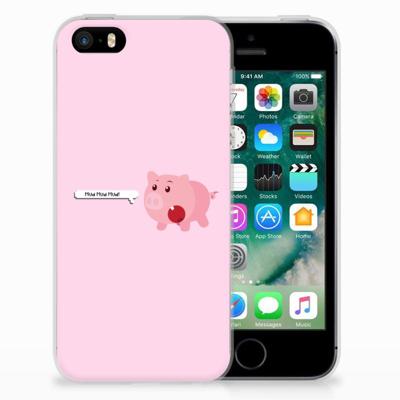 Apple iPhone SE | 5S Telefoonhoesje met Naam Pig Mud Apple iPhone SE | 5S Telefoonhoesje met Naam Pig Mud