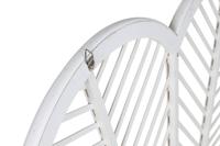 Hoofdbord Home ESPRIT Wit Bamboe Rotan 160 x 2,5 x 81 cm - thumbnail