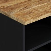 Tv-meubel 100x33x46 cm massief mangohout en bewerkt hout - thumbnail