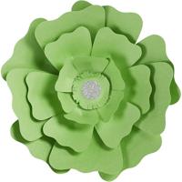 Creativ Company Papieren bloemen, d 15+25 cm, 230 gr, groen, 2 stuk/ 1 doos - thumbnail