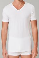 Schiesser T-shirt V-hals 95/5 2-pack wit - thumbnail