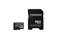 Transcend Premium microSDHC-kaart Industrial 32 GB Class 10, UHS-I Incl. SD-adapter - thumbnail