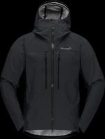 Norrona trollveggen Gore-Tex Pro light Hardshell Jas Heren Caviar Black M - thumbnail