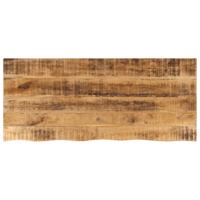 Tafelblad met natuurlijke rand 140x60x2,5 cm massief mangohout - thumbnail