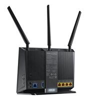 Asus DSL-AC68U Modem Router (Ai Mesh WLAN-systeem, EU en DE-versie Annex A B J, WiFi 5 AC1900 MIMO, 4x Gigabit LAN, AiProtection, Dual-Core CPU, multifunctionele USB 3.0) - thumbnail