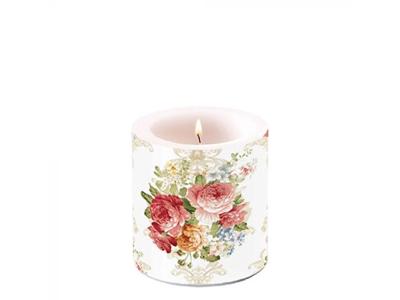 Ambiente kaars sara cream ø7,5xh8cm Ambiente kaars sara cream ø7,5xh8cm