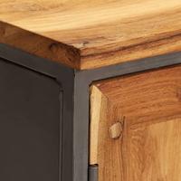 VidaXL Dressoir 65x30x70 cm gerecycled teakhout en staal - thumbnail