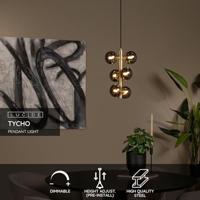 Lucide TYCHO - Hanglamp - Ø 25,5 cm - 6xG9 - Mat Goud / Messing - thumbnail