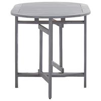 Tuintafel 120x70x74 cm massief acaciahout grijs - thumbnail