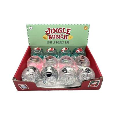 Jingle Kerstmis Hoogstuiterende LED Flitsende Stuiterbal