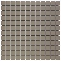 Mozaïek London 30x30 cm Onverglaasd Porselein, Mat Antislip En Donker Grijs The Mosaic Factory - thumbnail