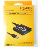 DeLOCK cardreader usb 3.0 > cfast kaartlezer (zwart) - thumbnail