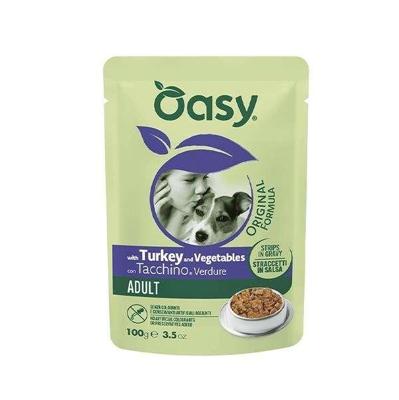 OASY Strips in Gravy Adult with Turkey and vegetables - natvoer voor honden - 100g