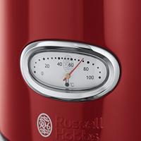 Russell Hobbs Retro Ribbon waterkoker 1,7 l Rood, Zilver 2400 W - thumbnail