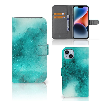 Hoesje iPhone 15 Plus Painting Blue