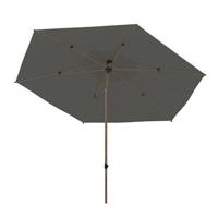 4-Seasons stokparasol Azzurro 300 cm - Woodlook/charcoal - thumbnail