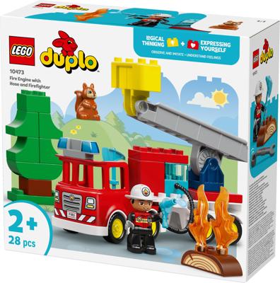 LEGO® DUPLO 10473 brandweerwagen met slang en brandweerslang