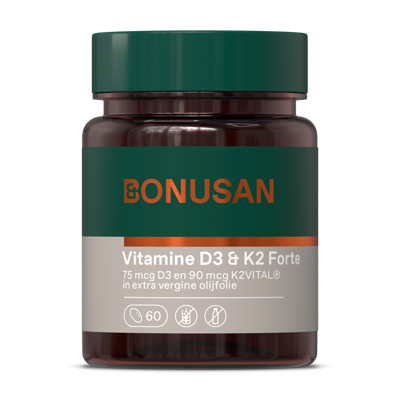 Bonusan Vitamine D3 & K2 Forte Softgels