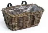 Mand Balkonmand l30b18h16cm grijs Van der Leeden - Van der leeden - thumbnail