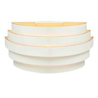 Highlight Design wandlampScudo wit met goud 25cm - W3641.00 - thumbnail