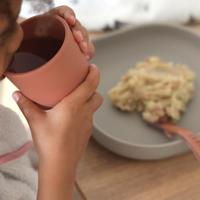 Serviesset 4 items silicone BEABA terracotta - thumbnail