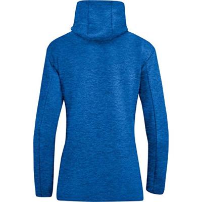 JAKO 6729D Sweater Met Kap Premium Basics Dames - Royal Gemeleerd - 40