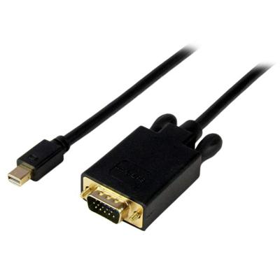 StarTech.com 4,5 m lange Mini DisplayPort-naar-VGA-adapterconverterkabel – mDP naar VGA 1920x1200 - zwart