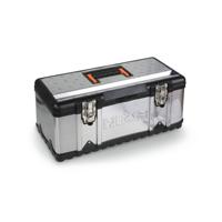 Beta 2117PL-VU/3 Gereedschapskoffer | vervaardigd uit roestvast staal en kunststof met uitneembare inlegbak - 021171145 021171145 - thumbnail
