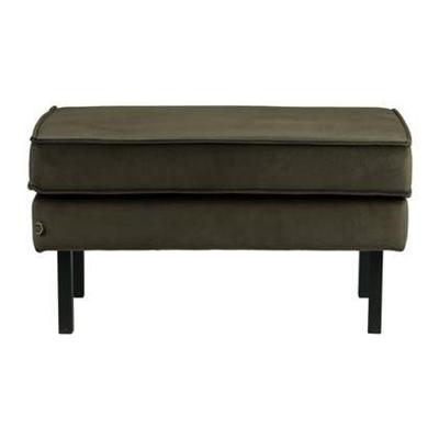 WOOOD Hocker 'Rodeo' Velvet, kleur Donkergroen