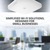 EnGenius Wireless Access Point Cloud Managed AP Wi-Fi 6 Indoor 4x4 PoE Access Point Supports High Performance Speeds up to 1,148 Mbps (2.4 GHz) and 2400 Mbps (5 GHz) - ECW212L - thumbnail