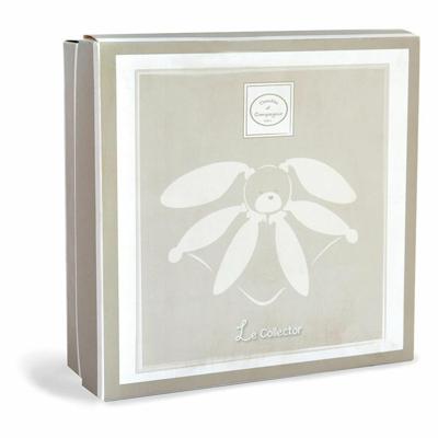 Knuffelkonijn 28cm Collector - DOUDOU ET COMPAGNIE taupe