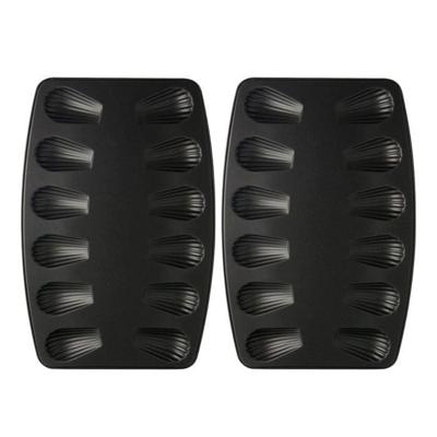 Set van 2 madeleinevormen met 12 prints - ZENKER - Speciale Landen