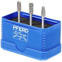 PFERD TOOLS 21901404 Freesstiftset Hardmetaal Schachtdiameter 3 mm 3-delig - thumbnail