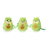 Fuzzyard Crinkle pluche kattenspeelgoed met touwtje en kattenkruid binnenin (Avocatos) - thumbnail
