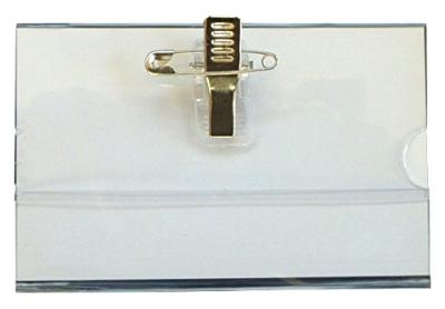 Badge met combiklem, ft 58 x 90 mm, doos van 50 stuks