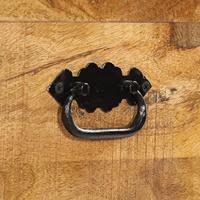 Schoenenkast 86x35x55 cm massief mangohout - thumbnail