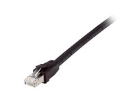 Equip 608050 patch cable, cat8.1, s/ftp (s-stp) rj-45, rj-45, black, 1m - thumbnail