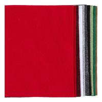 Creativ Company Hobbyvilt, a4, vel 210x297 mm, dikte 2 mm, kerst verf, 10 stuk/ 1 doos - thumbnail