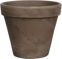 Mica Decorations bloempot Stan 13,5x11,5 cm grijs basalt - thumbnail