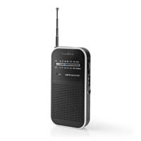 Nedis FM-Radio | Draagbaar Model | AM / FM | Analoog | 1.5 W | 1 stuks - RDFM1110SI RDFM1110SI - thumbnail