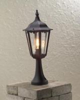 Konstsmide 7214-750 Firenze Staande buitenlamp Spaarlamp E27 100 W Zwart - thumbnail
