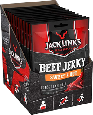 Jack Link's Beef Jerky Sweet & Hot (12 x 25 g)