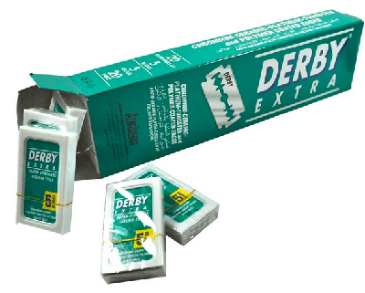 Derby Derby Scheermesjes Plat - Extra (20 x 5 mesjes)