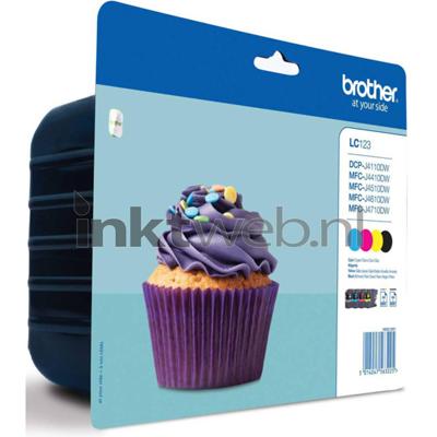 Originele inktcartridge Brother LC-123VALBP Multicolour