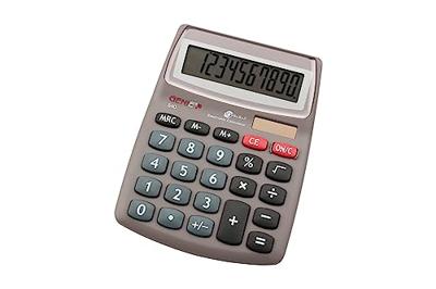GENIE 540 Bureaurekenmachine Grijs Aantal displayposities: 10 werkt op zonne-energie, werkt op batterijen (b x h x d) 105 x 30 x 140 mm