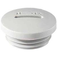 Jacob 10.1615PA7035 10.1615PA7035 Blindstop M16 Polyamide Grijs-wit (RAL 7035) 1 stuk(s) - thumbnail